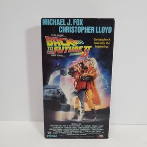 VHS Back to the Future Part II Michael J. Fox Christopher Lloyd 1981 MCA